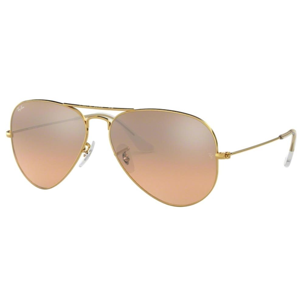 Ray-Ban نظارة شمسيه AVIATOR LARGE METAL RB 3025 001/3E