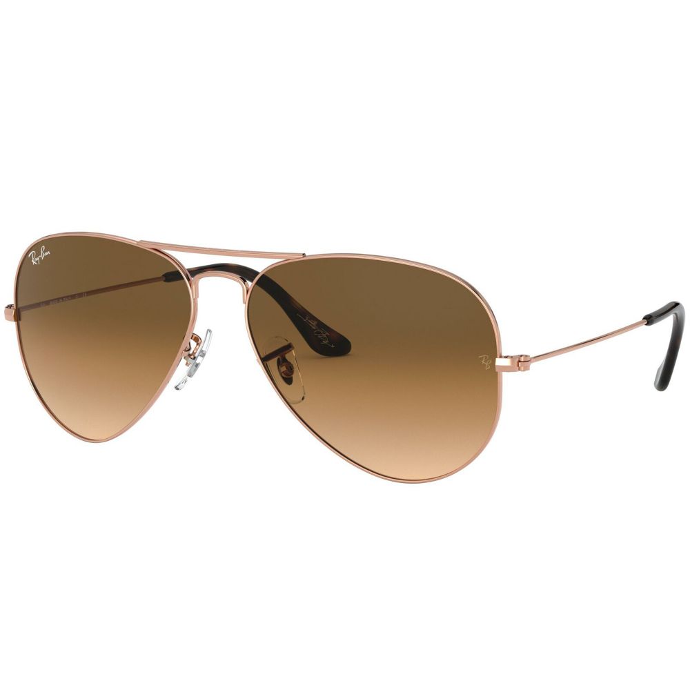 Ray-Ban نظارة شمسيه AVIATOR LARGE METAL RB 3025 9035/51