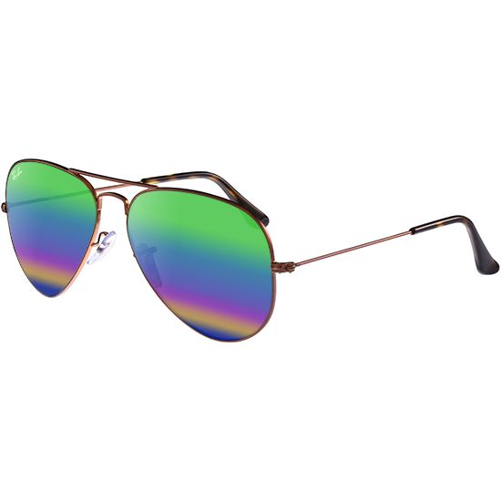 Ray-Ban نظارة شمسيه AVIATOR LARGE METAL RB 3025 MINERAL LENSES 9018/C3