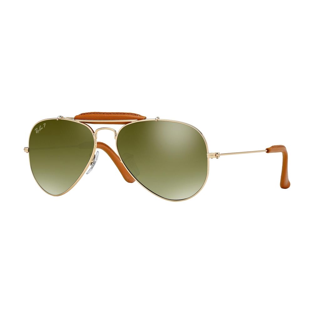 Ray-Ban Sluneční brýle RB 3422Q (LEATHER INSERTS) 001/M9