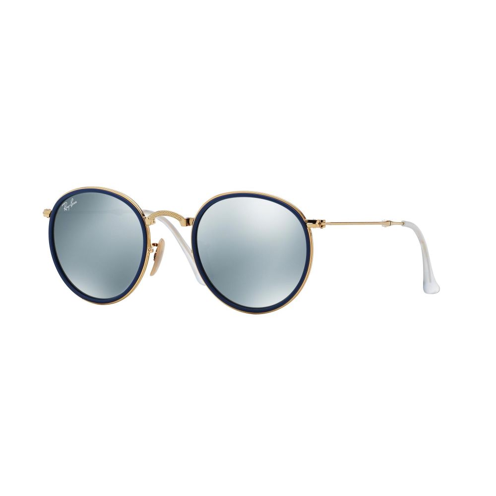 Ray-Ban Okulary przeciwsłoneczne ROUND RB 3517 FOLDING 001/30