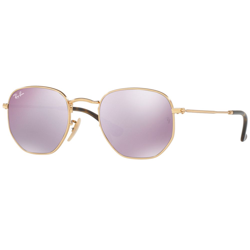 Ray-Ban Sončna očala HEXAGONAL METAL RB 3548N 001/8O